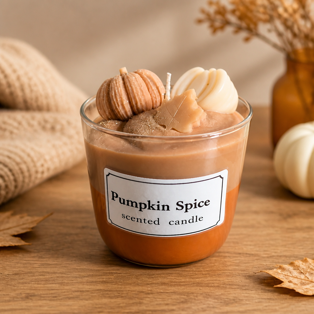 Little pumpkin Spice candle
