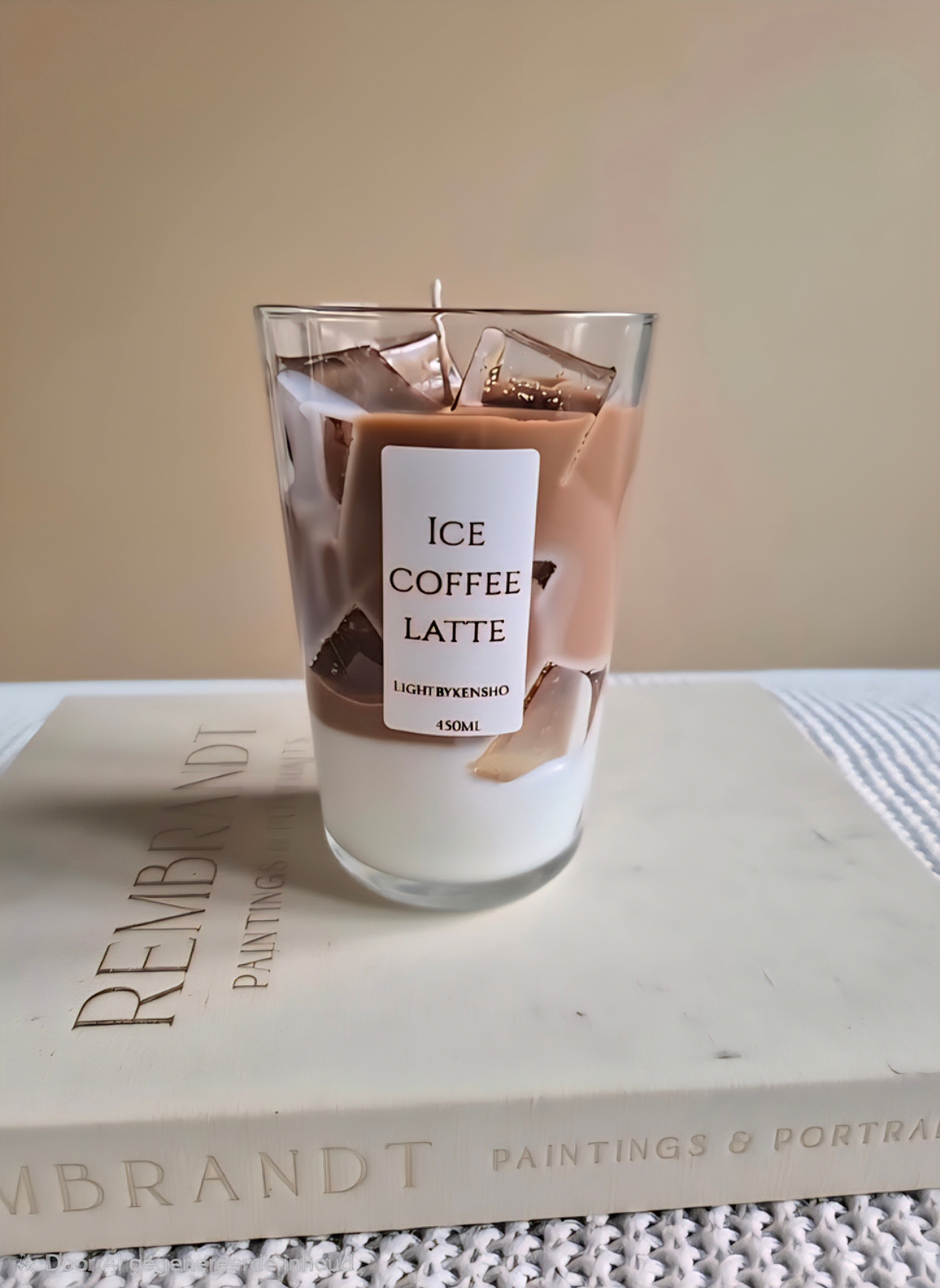 Big ice coffee latte