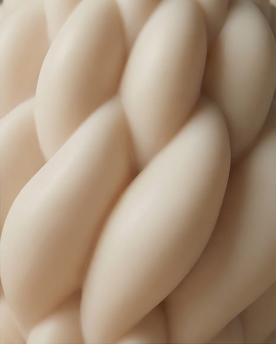 Decoratieve sculptuur kaarsen set