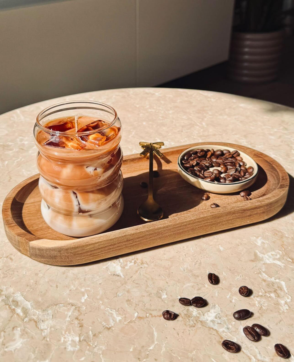 Ice coffee latte kaars