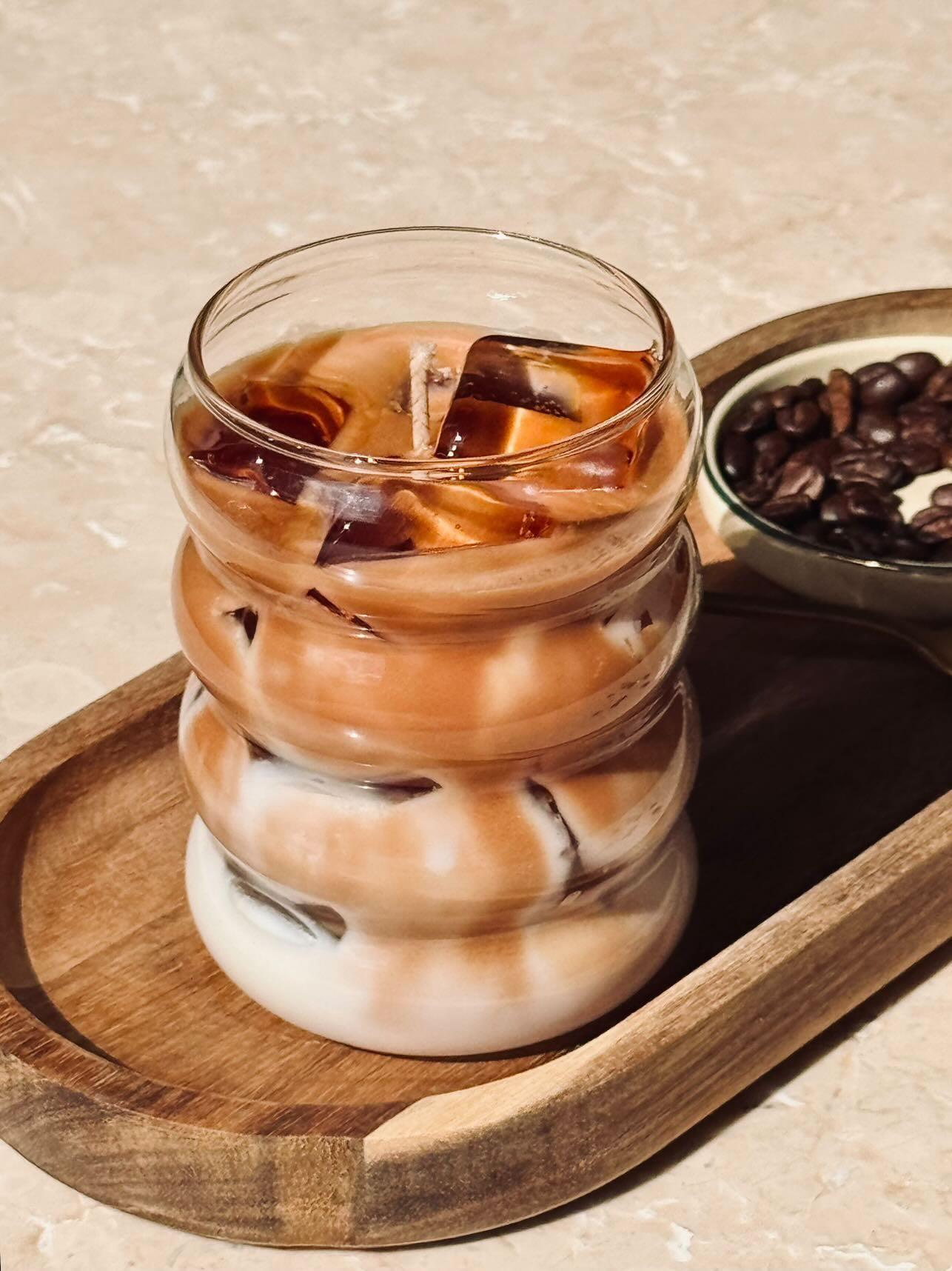 Ice coffee latte kaars