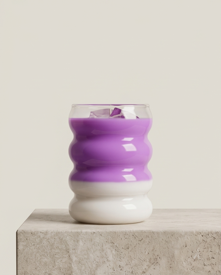 Vanille ube latte